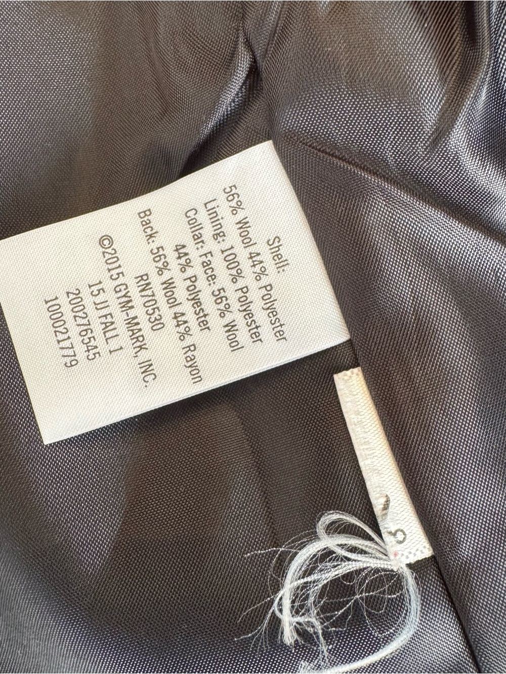 Janie and Jack boys wool gray blazer sz 6 - Picture 5 of 7